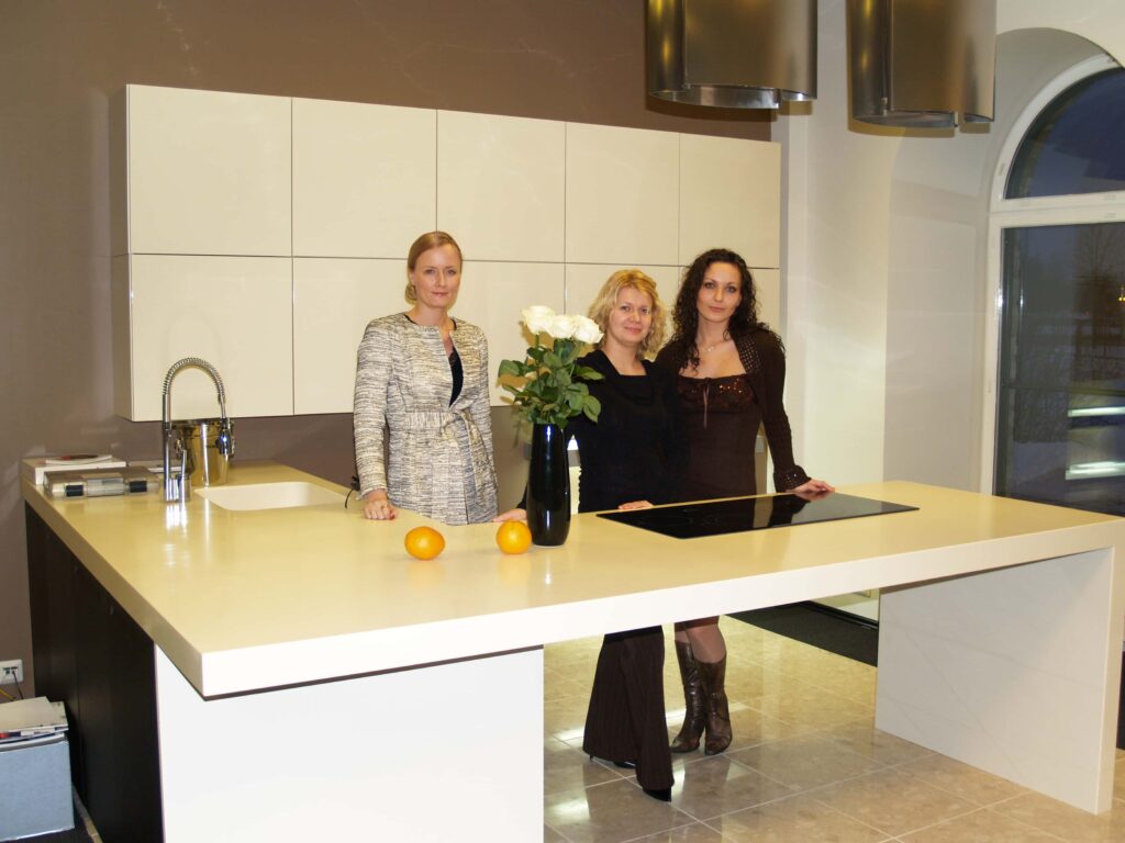 Airita, Mai, Anneli. Opening of an interior design studio in Tallinn