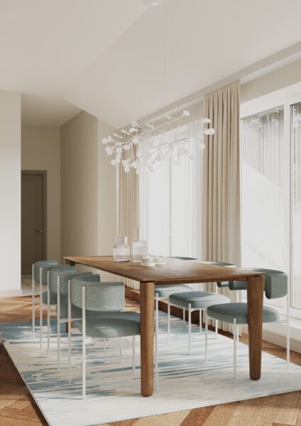 Söögilaud San Giacomo, toolid Midj